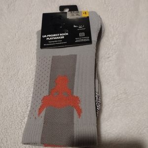 NWT Mens  Under Armour Project Rock Socks